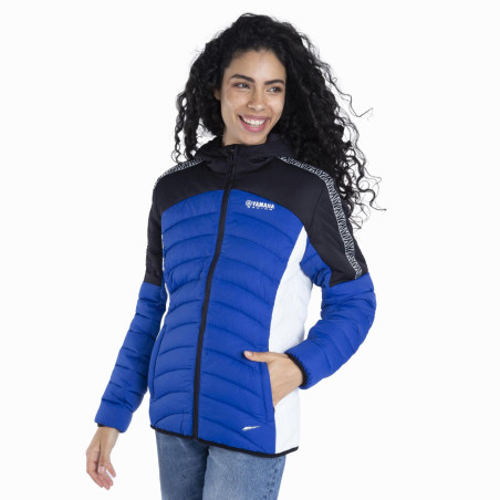 VESTE HYBRIDE YAMAHA PADDOCK BLEU STREETWEAR 2024 / 2025 FEMME HANDA