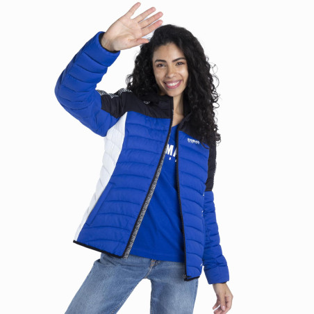VESTE HYBRIDE YAMAHA PADDOCK BLEU STREETWEAR 2024 / 2025 FEMME HANDA