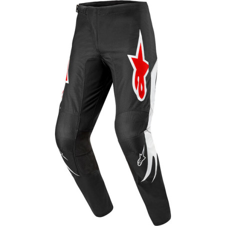 PANTALON MX ALPINESTARS FLUID LUCENT ADULTE NOIR / BLANC / ROUGE