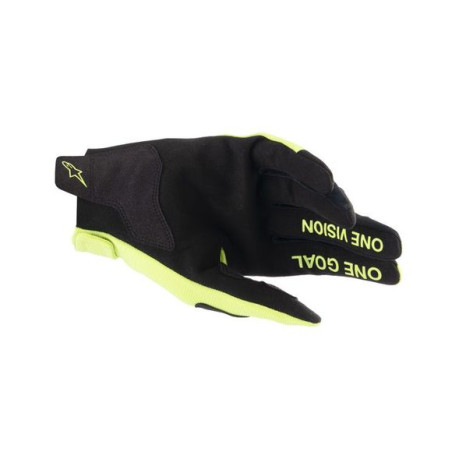 GANTS MX ALPINESTARS YOUTH RADAR ENFANT JAUNE FLUO / NOIR