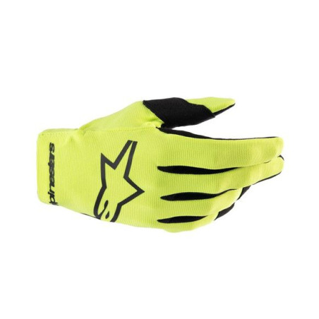 GANTS MX ALPINESTARS YOUTH RADAR ENFANT JAUNE FLUO / NOIR