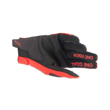 GANTS MX ALPINESTARS YOUTH RADAR ENFANT ROUGE / ARGENT