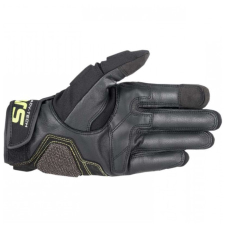 GANTS ALPINESTARS HALO NOIR / JAUNE FLUO