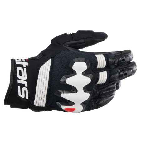 GANTS CUIR ÉTÉ ALPINESTARS HALO NOIR / BLANC