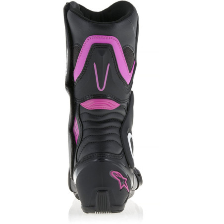 BOTTES ALPINESTARS STELLA SMX-6 V2 FEMME NOIR / FUSHIA / BLANC