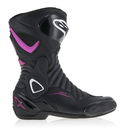BOTTES ALPINESTARS STELLA SMX-6 V2 FEMME NOIR / FUSHIA / BLANC