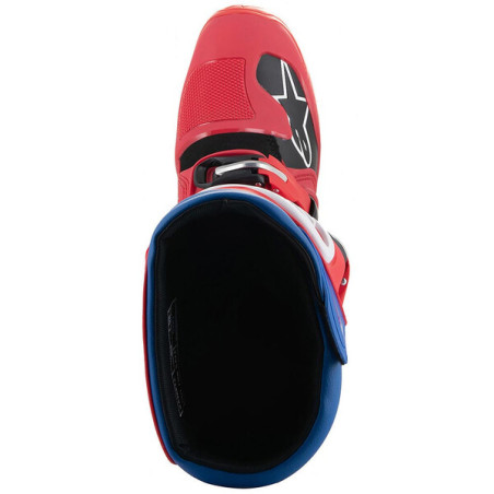 BOTTES MX ALPINESTARS TECH 5 ROUGE / BLANC / BLEU