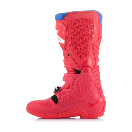 BOTTES MX ALPINESTARS TECH 5 ROUGE / BLANC / BLEU