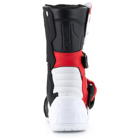 BOTTES MX ALPINESTARS TECH 3S ENFANT NOIR / BLANC / ROUGE