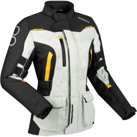VESTE BERING LADY ZEPHYR FEMME NOIR / GRIS / JAUNE