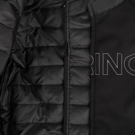 BLOUSON BERING DAVIS KING SIZE HOMME NOIR / CAMOUFLAGE