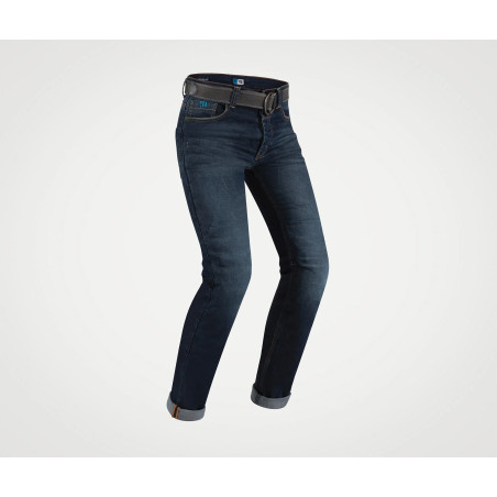 JEAN MOTO PMJ CAFERACER HOMME BLEU