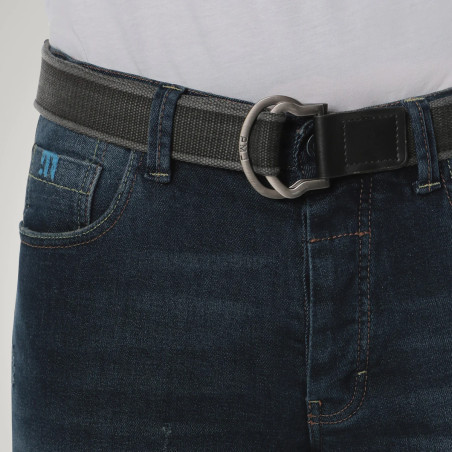 JEAN MOTO PMJ CAFERACER HOMME BLEU