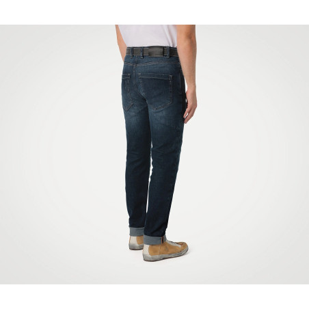 JEAN MOTO PMJ CAFERACER HOMME BLEU