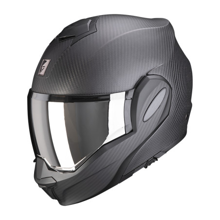 CASQUE SCORPION EXO-TECH EVO CARBON NOIR MAT