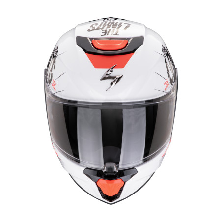 CASQUE SCORPION EXO-JNR ENFANT BOUM BLANC / NOIR