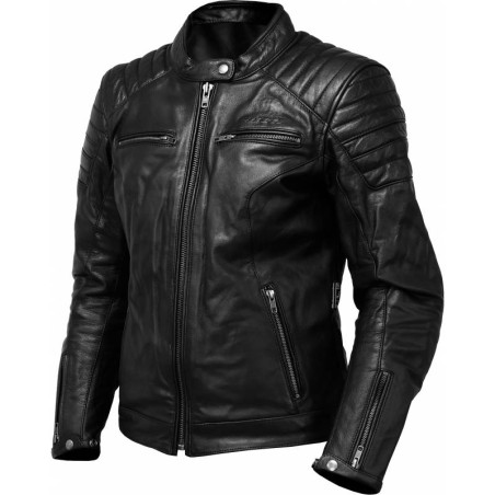 BLOUSON CUIR BLH BE LADY CITY FEMME NOIR