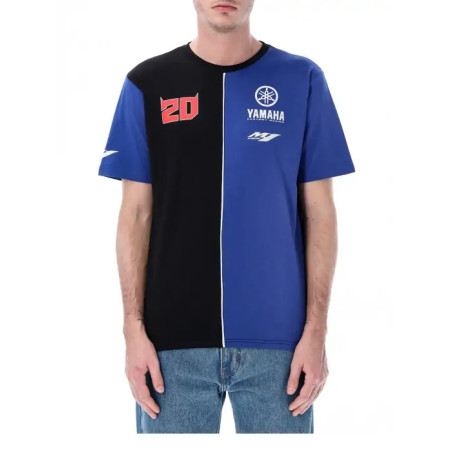 T-SHIRT YAMAHA FACTORY RACING FABIO QUARTARARO 20 VERTICAL HOMME 2024