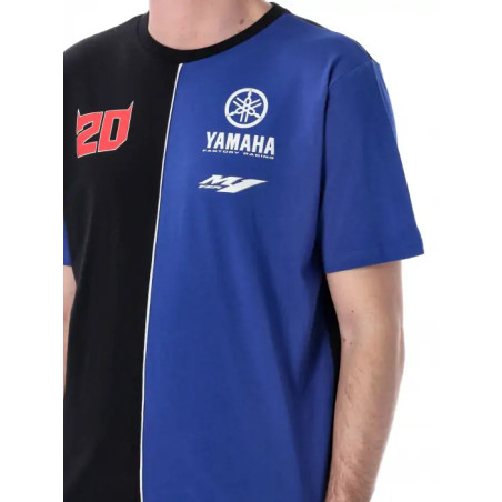 T-SHIRT YAMAHA FACTORY RACING FABIO QUARTARARO 20 VERTICAL HOMME 2024