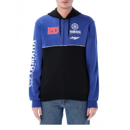SWEAT YAMAHA FACTORY RACING FABIO QUARTARARO 20 HORIZONTAL HOMME 2024