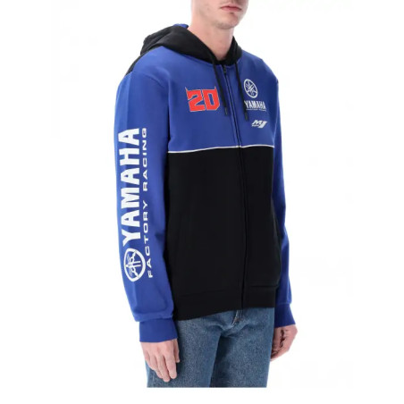 SWEAT YAMAHA FACTORY RACING FABIO QUARTARARO 20 HORIZONTAL HOMME 2024