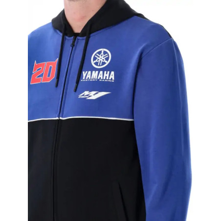 SWEAT YAMAHA FACTORY RACING FABIO QUARTARARO 20 HORIZONTAL HOMME 2024