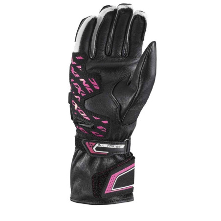 GANTS RACING IXON THUND LADY FEMME NOIR / FUSHIA