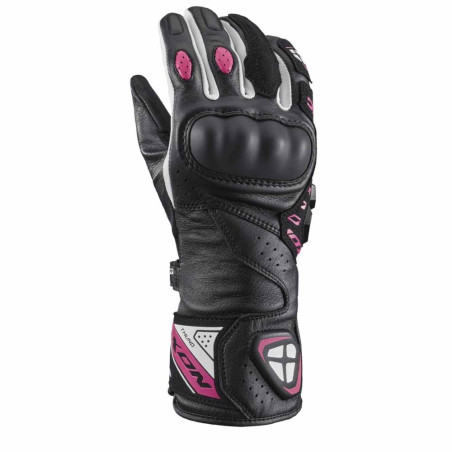 GANTS RACING IXON THUND LADY FEMME NOIR / FUSHIA