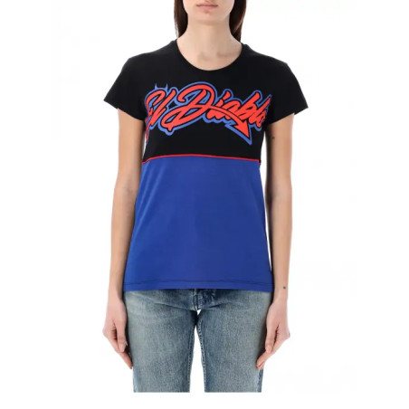 T-SHIRT FABIO QUARTARARO 20 EL DIABLO FEMME BICOLOR 2024