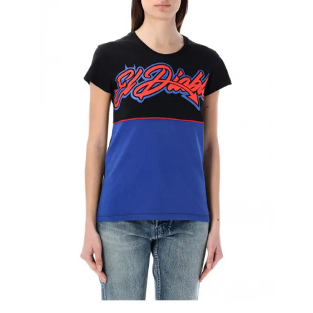 T-SHIRT FABIO QUARTARARO 20 EL DIABLO FEMME BICOLOR 2024