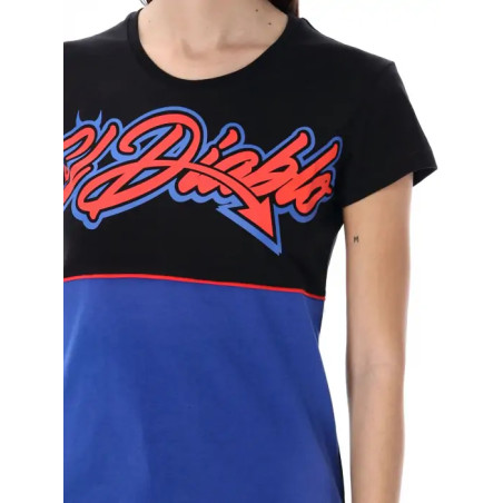 T-SHIRT FABIO QUARTARARO 20 EL DIABLO FEMME BICOLOR 2024
