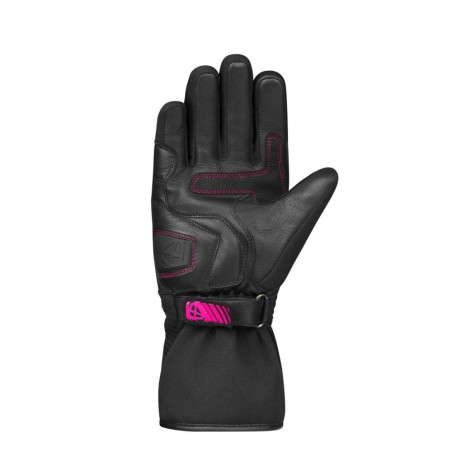 GANTS IXON PRO MIDGARD LADY FEMME NOIR / FUSHIA