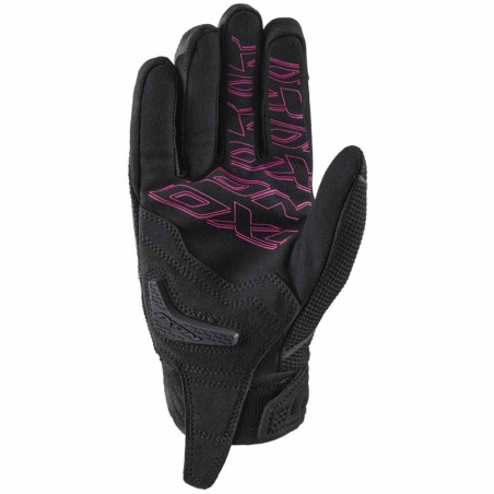 GANTS IXON HURRICANE 2 LADY FEMME NOIR / FUSHIA