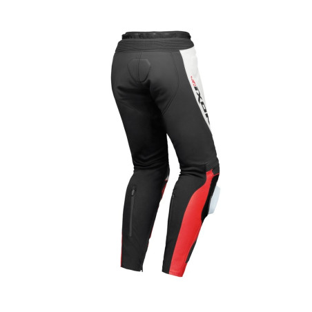 PANTALON CUIR IXON VORTEX 3 HOMME NOIR / BLANC / ROUGE