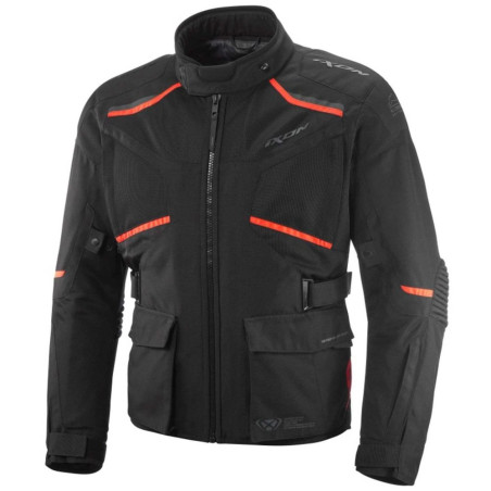 VESTE IXON MIDGARD AIR C HOMME NOIR / ROUGE