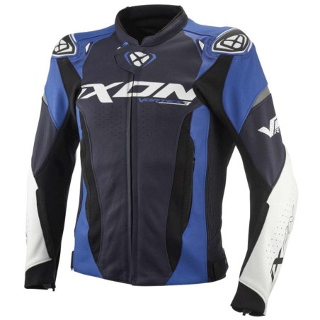 BLOUSON RACING IXON VORTEX 3 HOMME BLEU / BLANC