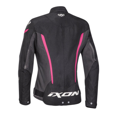 BLOUSON IXON STRIKER LADY FEMME NOIR / FUSHIA
