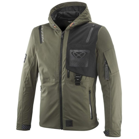 BLOUSON IXON M-QUARTER HOMME KAKI / NOIR