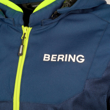 BLOUSON BERING PROFIL HOMME MARINE / JAUNE FLUO
