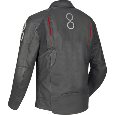 BLOUSON BERING RADIAL HOMME NOIR / ROUGE