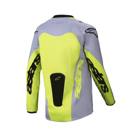 MAILLOT MX ALPINESTARS YOUTH RACER VEIL ENFANT GRIS / JAUNE