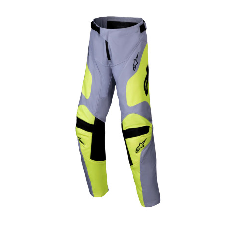 PANTALON MX ALPINESTARS YOUTH RACER VEIL ENFANT GRIS / JAUNE