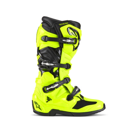 BOTTES MX ALPINESTARS TECH 7 ADULTE 2025 JAUNE FLUO / NOIR