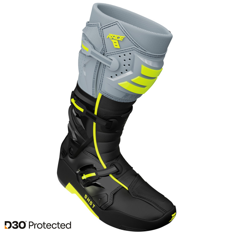 Bottes Moto Racing Motocross | Protection Renforcée | Semelle Antidérapante | Fermeture Zippée