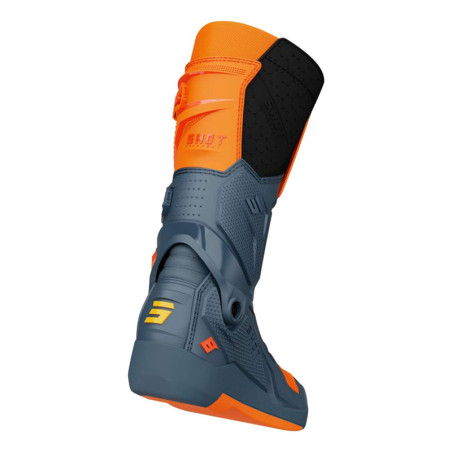 BOTTES MX SHOT RACE 8 GRIS / ORANGE
