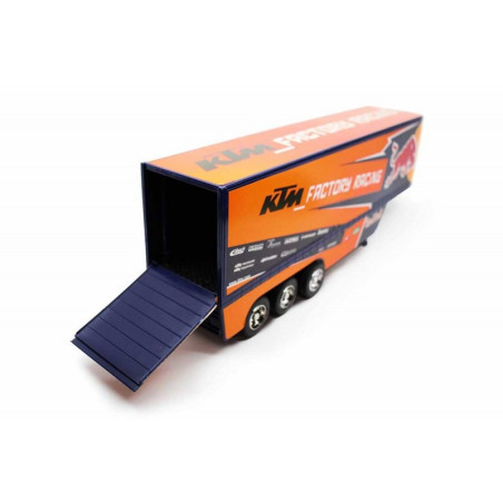 MAQUETTE CAMION PETERBILT TEAM KTM RED BULL 1/32