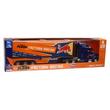 MAQUETTE CAMION PETERBILT TEAM KTM RED BULL 1/32