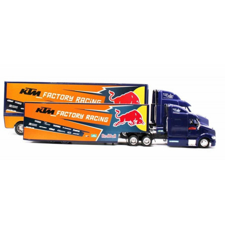 MAQUETTE CAMION PETERBILT TEAM KTM RED BULL 1/32