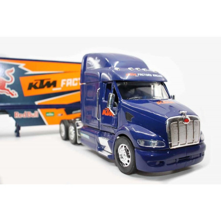 MAQUETTE CAMION PETERBILT TEAM KTM RED BULL 1/32