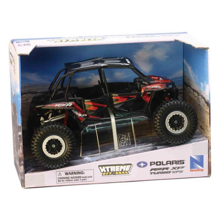 MAQUETTE POLARIS RZR XP 900 ROUGE 1/18